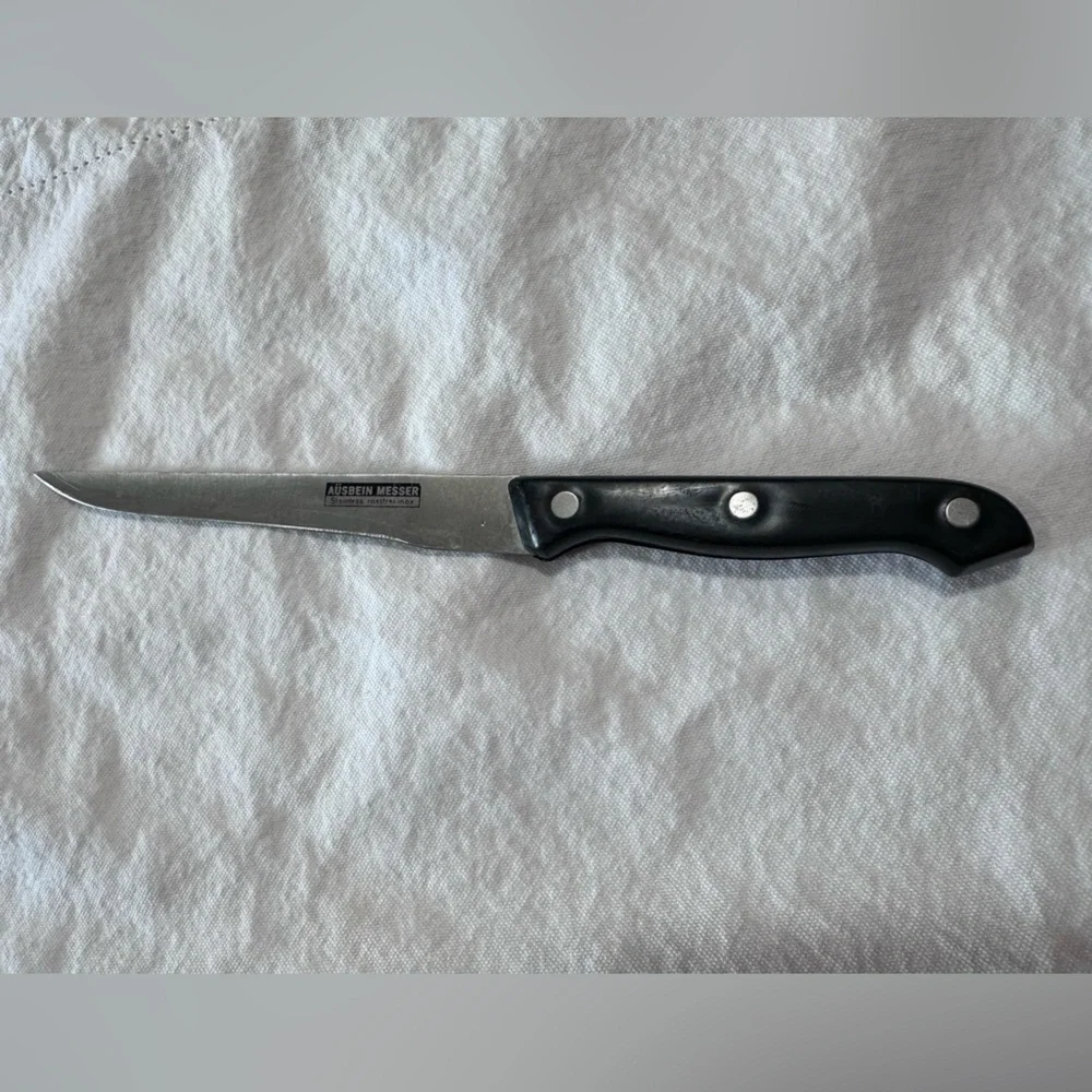 Ausbein messer Elegant Black Handled‎ Knife paring